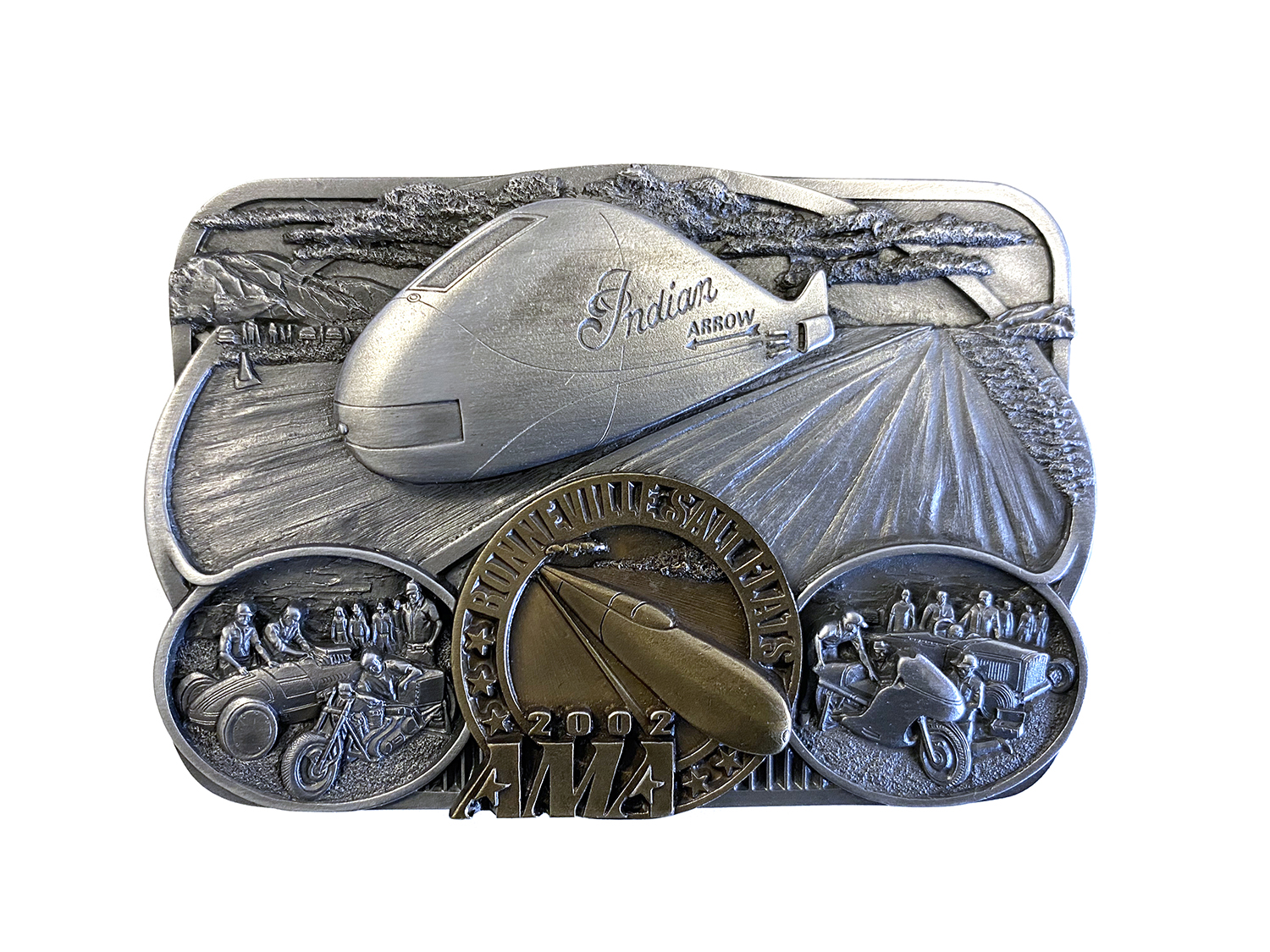 Bonneville Salt Flats Belt Buckle