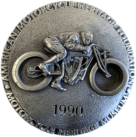 1990 American Motorcycle Heritage Foundation Belt Buckle