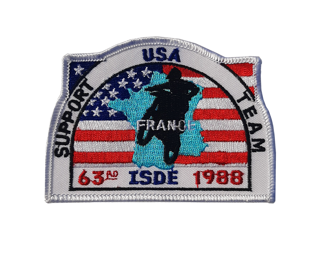 ISDT USA Vintage Patch – AMA Gear