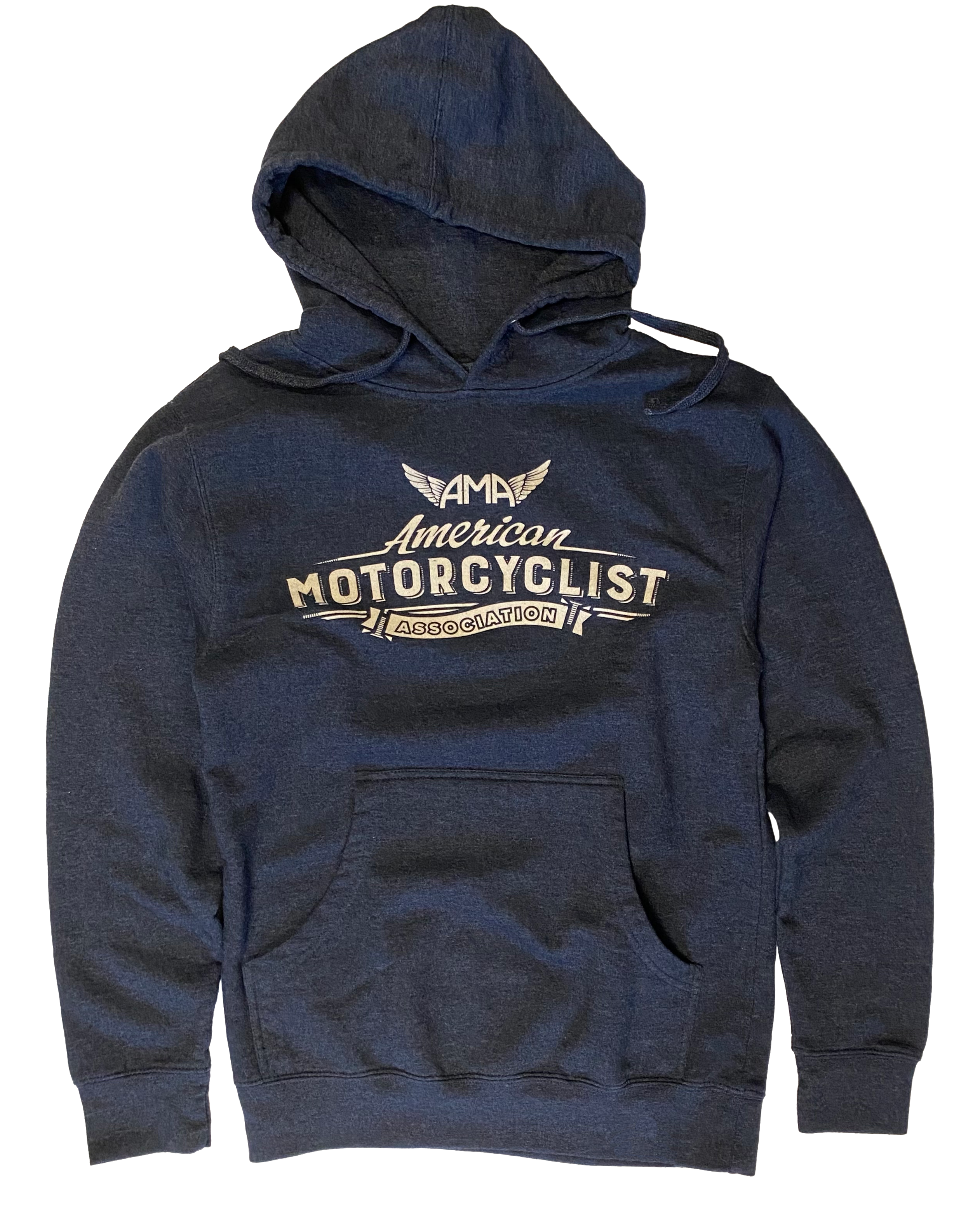 American Motorcyclist Blue Hoodie