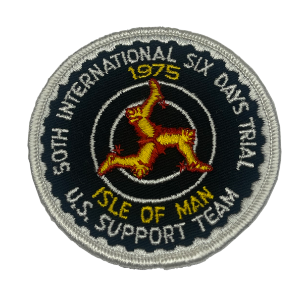 1975 ISDT Isle of Man Patch