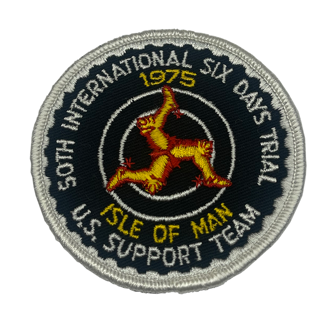 1975 ISDT Isle of Man Patch