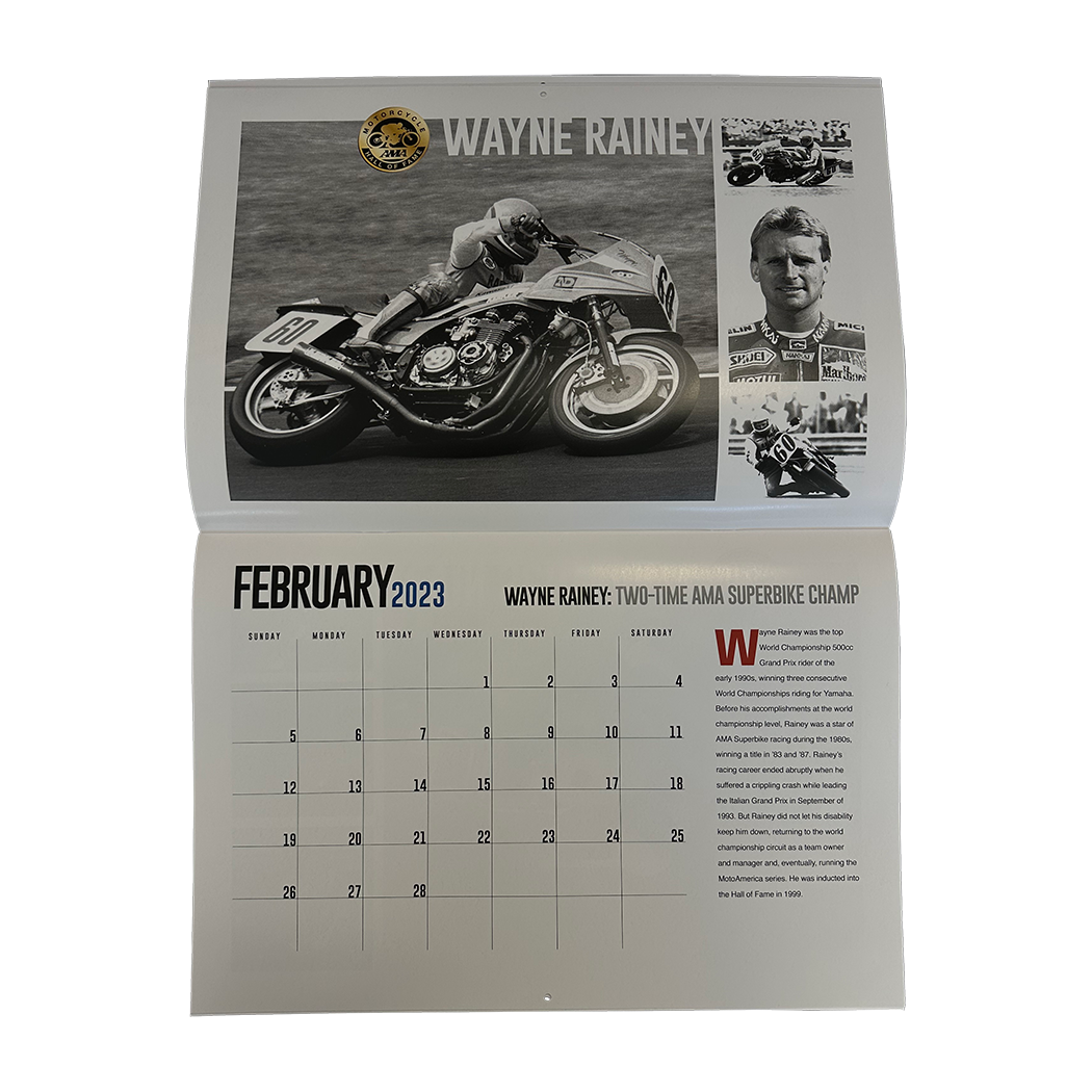2023 AMAHOF Calendar February