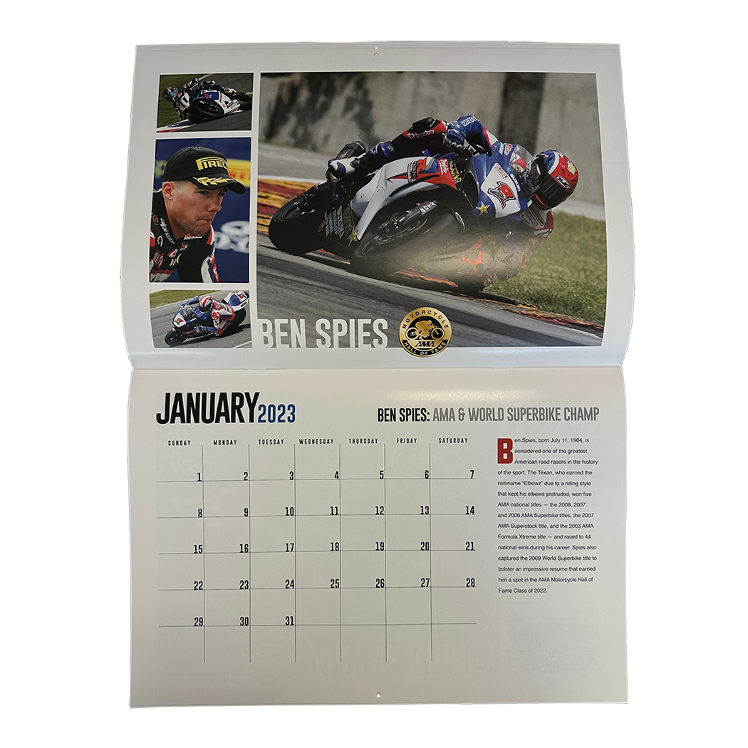 2023 AMAHOF Calendar January