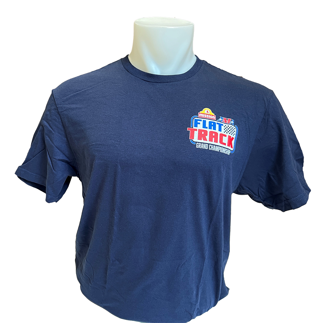 Mission Foods AMA Flat Track Grand Championship Navy Tee