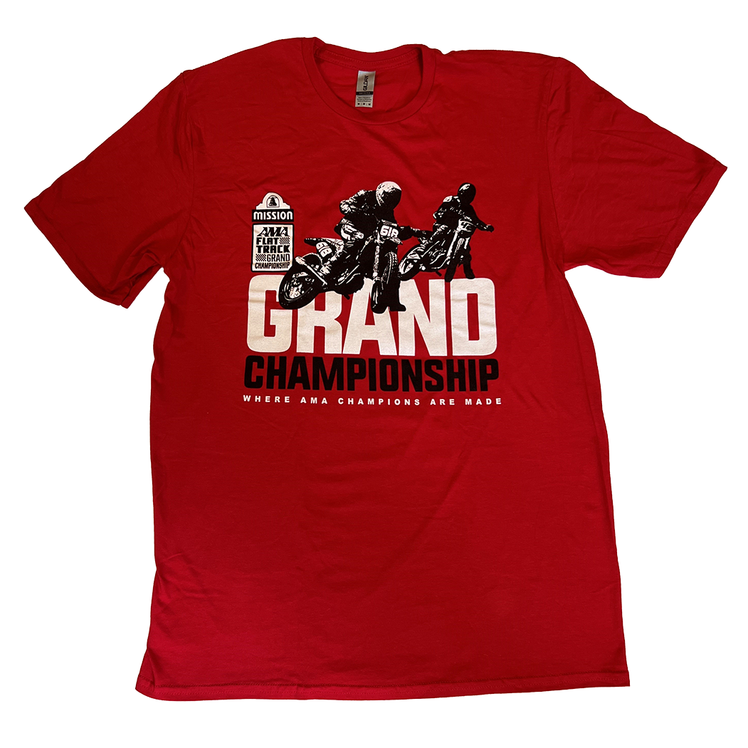 Mission Foods AMA Flat Track Grand Championship Red Tee