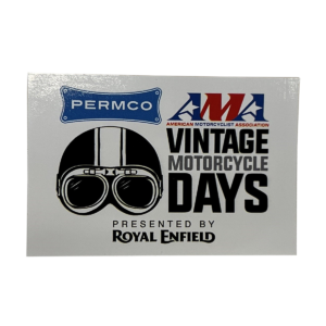 AMA Vintage Motorcycle Days Decal