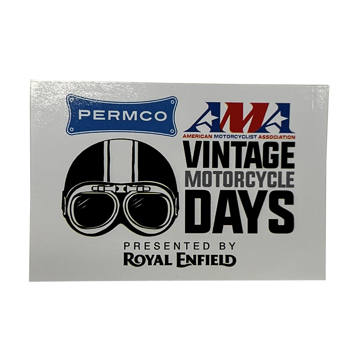 AMA Vintage Motorcycle Days Decal