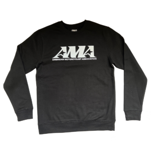 AMA Black Sweatshirt with white logo