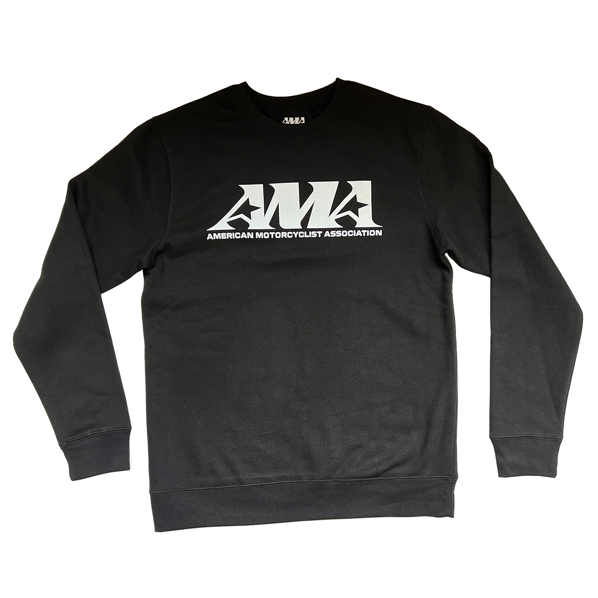 AMA Black Sweatshirt with white logo