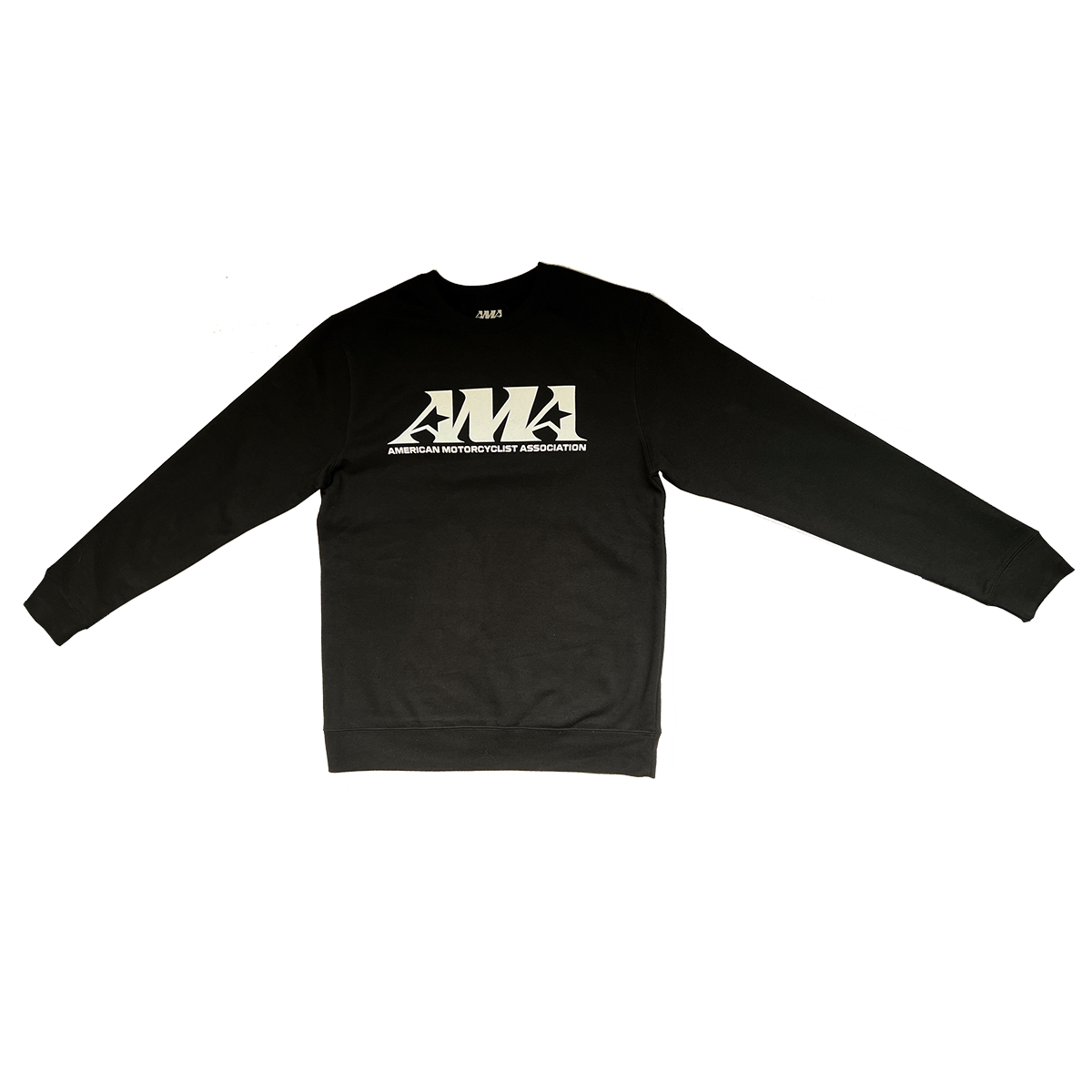 AMA Black Crewneck Sweatshirt