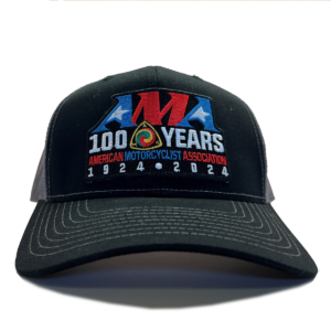 AMA 100 Years Hat - Black/Gray Front