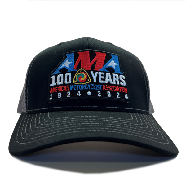 AMA 100 Years Hat - Black/Gray Front