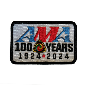 AMA 100 Years Patch with white background