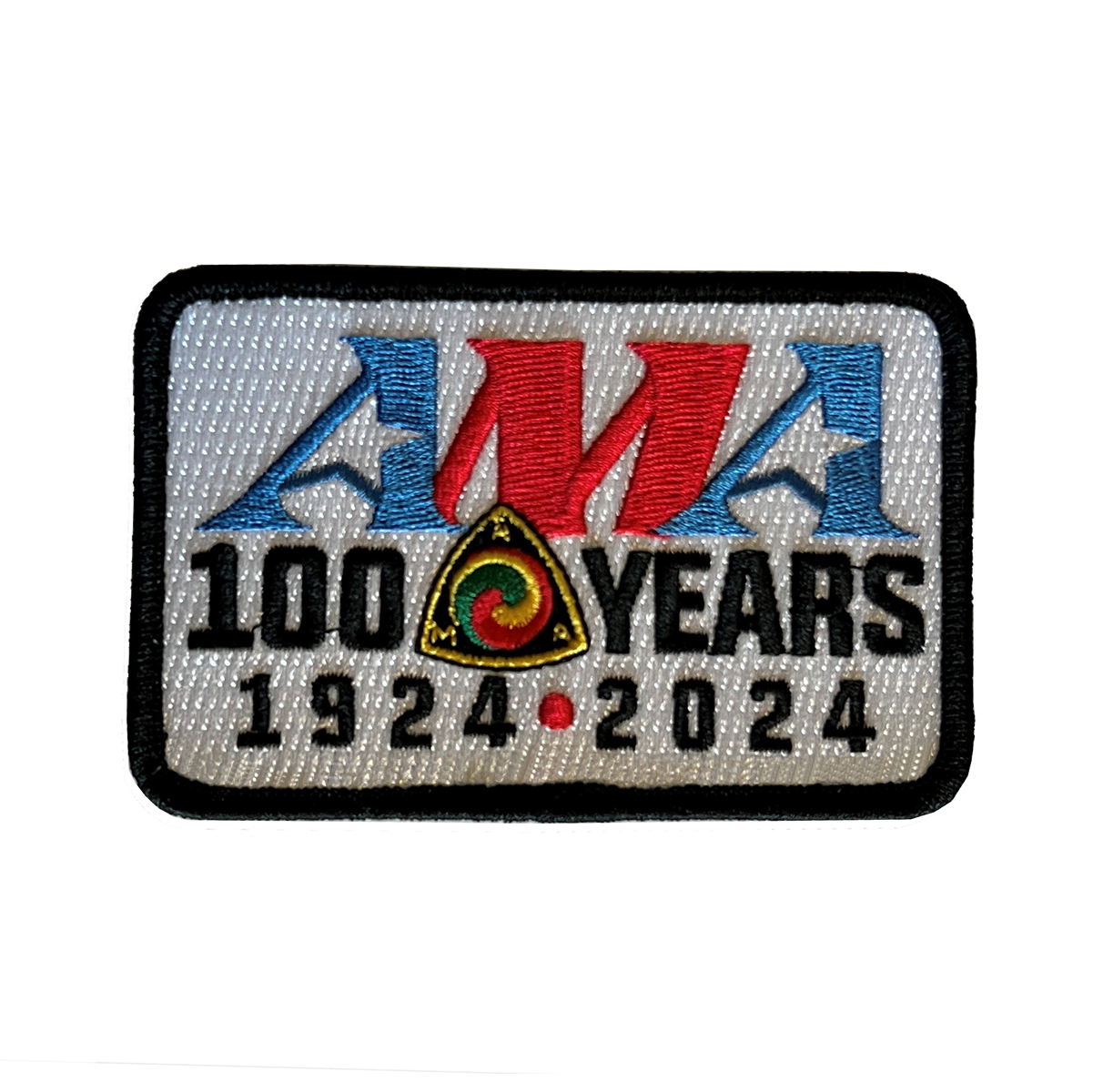 AMA 100 Years Patch with white background